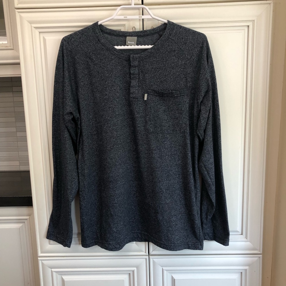 Bench men’s l/s henley shirt